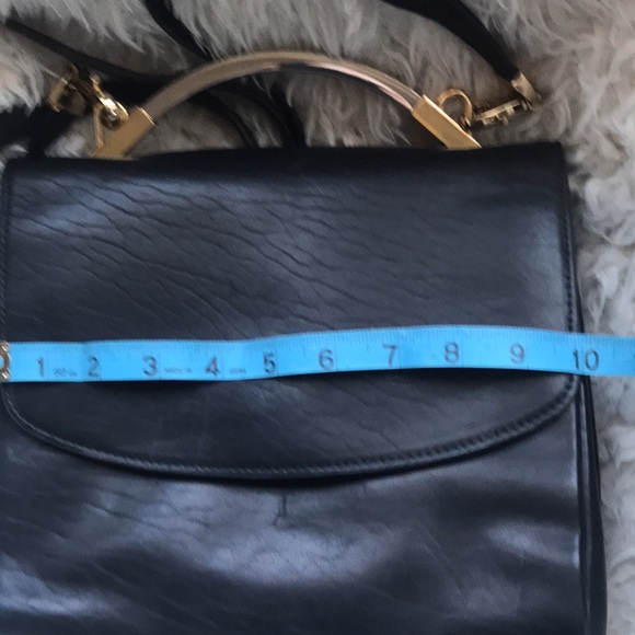 Cynthia Rowley Black Leather Bag - Picture 15 of 16
